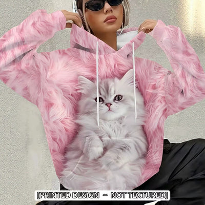 hot-selling women's hoodies, new casual loose long-sleeved hooded sweatshirts, dropshipping available