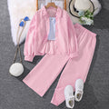 Hot-selling export children's clothing set for boys and girls, spring  european and american new style,  casual striped long-sleeved shirt and pants