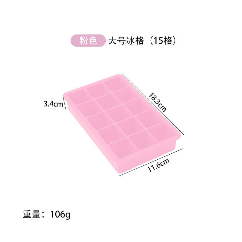 Freeze ice cube mold with lid silicone ice grids ice making film skull square ice maker cocktail ice ball film