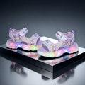 Girls' open-toe light-up sandals & slippers -  summer collection: soft sole, luminous, my melody princess style