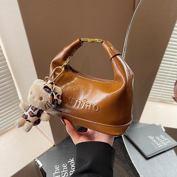Niche bag women's 2025 new autumn and winter fashion popular high-end shoulder bag handbag crossbody dumpling bag