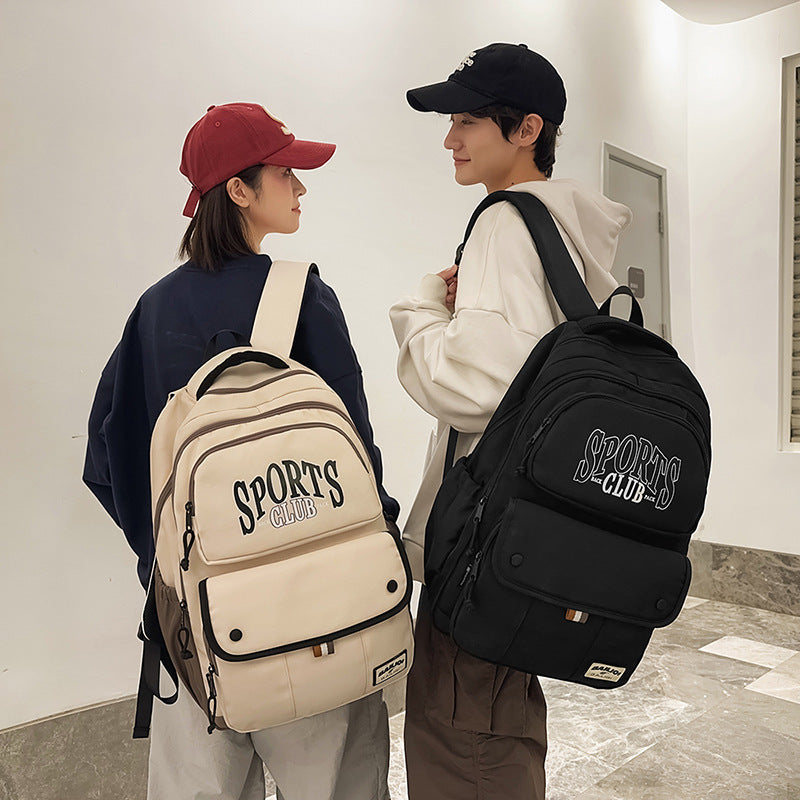 2025 new american style sports backpack - high capacity, multi-functional, wear-resistant, scratch-proof, water-repellent - perfect for students, travel, and school