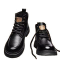 Genuine leather cowhide men's shoes boots men's new arrivalmenclassybest selling short american retroboots men's autum