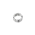 Wholesale alloy ring sets - european & american cross-border jewelry - women's minimalist irregular bold unique design hip-hop rings