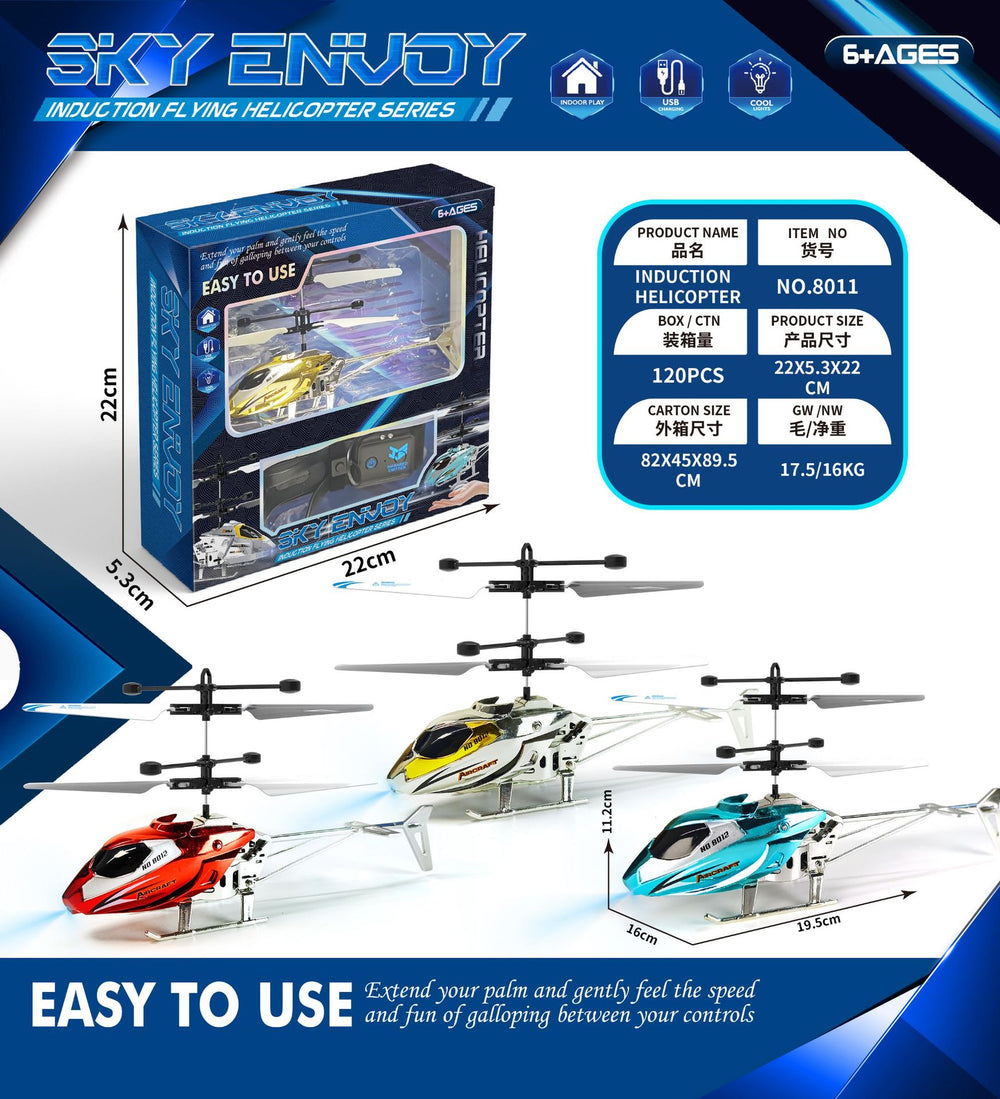 Remote control toy airplane 3.5 channel alloy rc helicopter, durable and crash-resistant with lights - cross-border wholesale