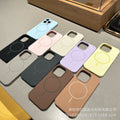 Suitable for apple 17 all-inclusive anti-fall ai button mobile phone case liquid silicone thin ring magnetic suction iphone16 large hole 14