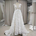 spring new arrivals: women's cross-border fashion -  us & europe style lace dress, deep v wedding gown, maxi skirt