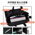 Large capacity vertical briefcase - waterproof oxford cloth document bag for meetings and travel