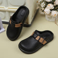 Durable birkenstock shoes women's summer couple fashion outwear thick sole heightening indoor waterproofnon-slip nurse shoes toe cap slippers