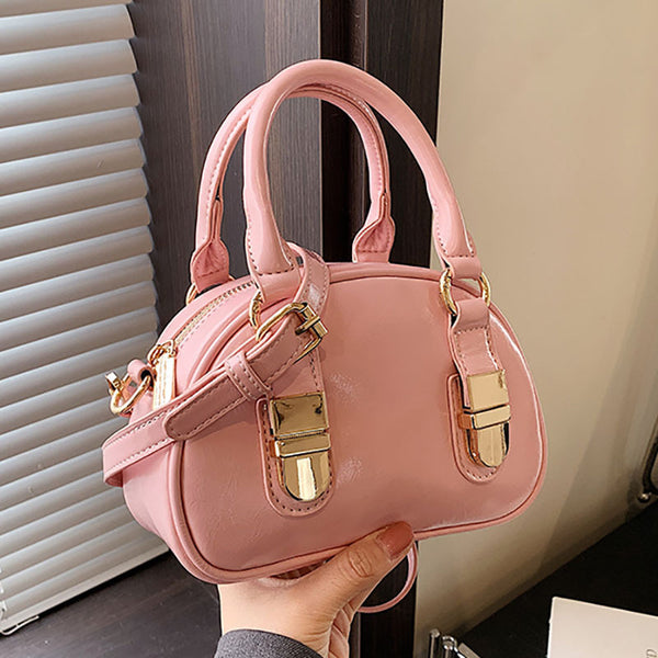 Korean version of fashion handbag women's 2025 new fashion trend shell bag foreign style versatile shoulder bowling bag