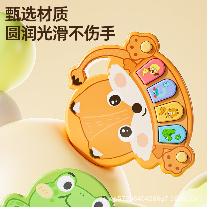 Cross-border children's early education electronic organ, lion animal piano, baby button piano, music box, baby coaxing toys