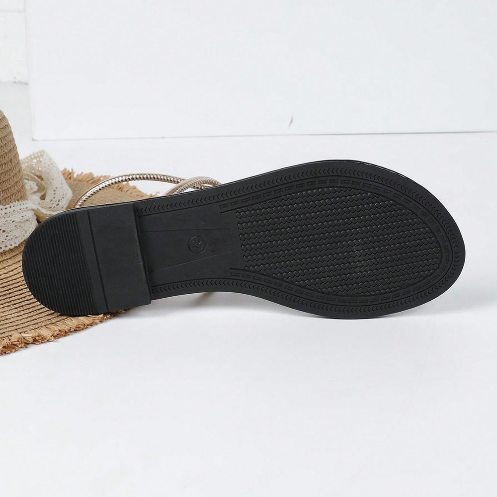 Women's flat slippers - new summer 2025 collection - export quality, flip-flop, herringbone, minimalist, casual beach sandals