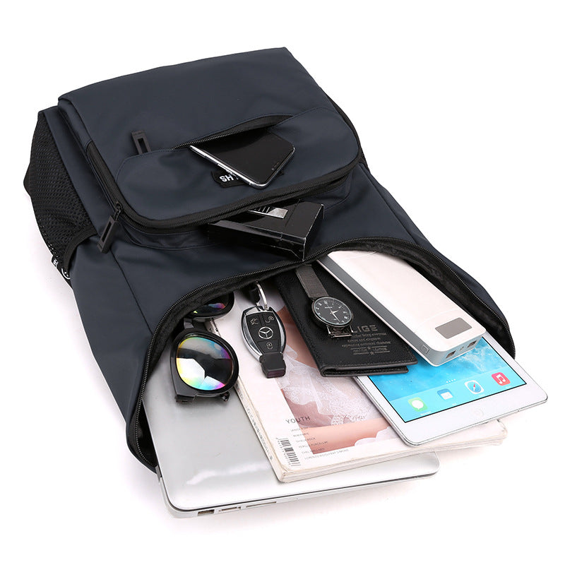 New Men's Casual Backpack Trend Large Capacity Backpack Business Commuter Computer Bag Fashion Casual Men's Bag School Bag