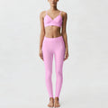 new arrival yoga clothes high waist hip lift tummy control slimming look sling beautiful back running sports intimates bra suit for women