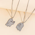Halloween necklace wholesale fashion cross-border jewelry cartoon oil drop heart ghost pendant necklace couple necklace women