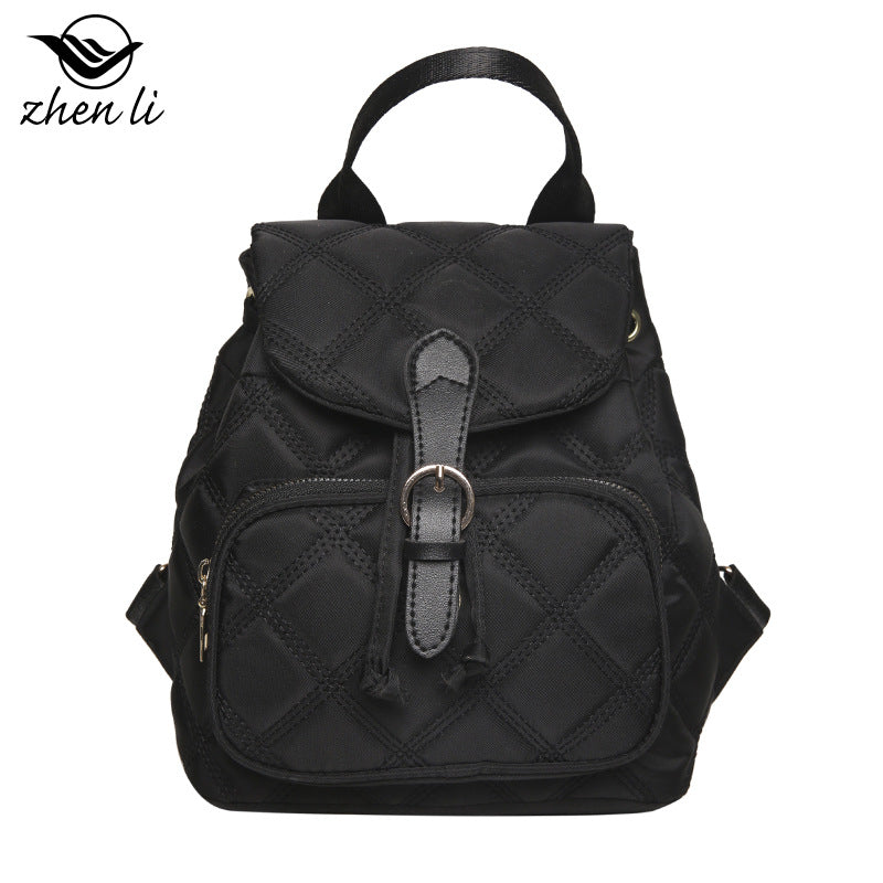 Backpack women's 2023 new Korean version versatile Oxford cloth anti-theft women's print casual large-capacity travel backpack