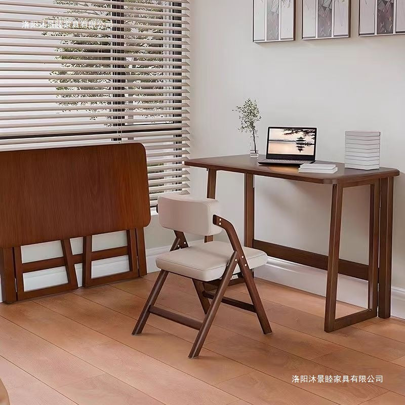Installation-free foldable desk foldable writing desk small dining table student for home living room bedroom foldable table