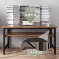 Double long desk student for home bedroom study writing desk rental house wall-mounted rectangular office computer desk