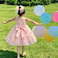 Kids birthday dress forest cute niche flower girl wedding little girl princess dress host piano tutu skirt