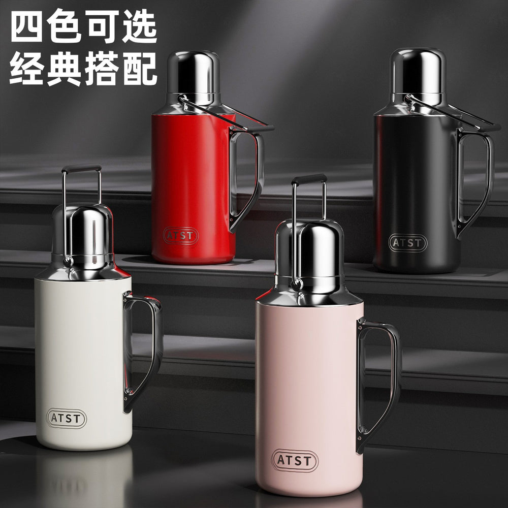 Portable stainless steel for home large capacity high appearance temperature display kettle office thermal insulation tea kettle thermal kettle