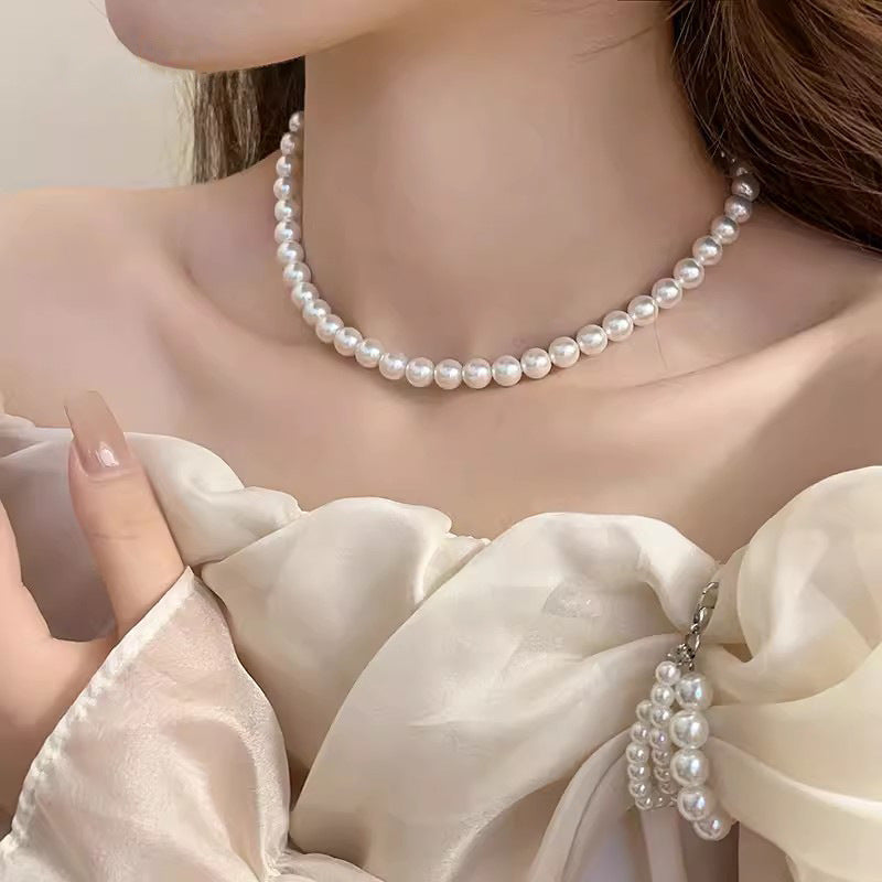 2025 hot-selling beaded butterfly necklace for women - versatile, unique, elegant pearl choker - trendy vintage style accessories