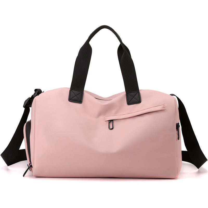 unisex sports and fitness bag, large capacity, wet and dry separation, swimming bag, short trip business travel tote bag