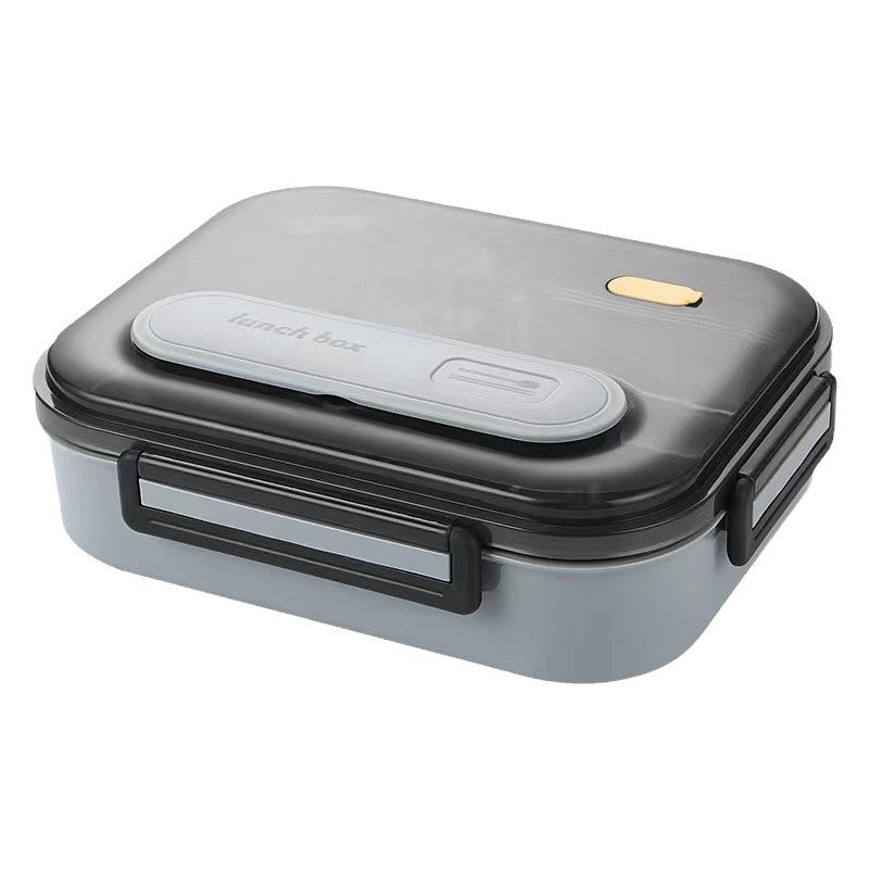 Food-grade extra large lunch box for work, microwaveable 316 stainless steel lunch box, student thermal insulation sealed box