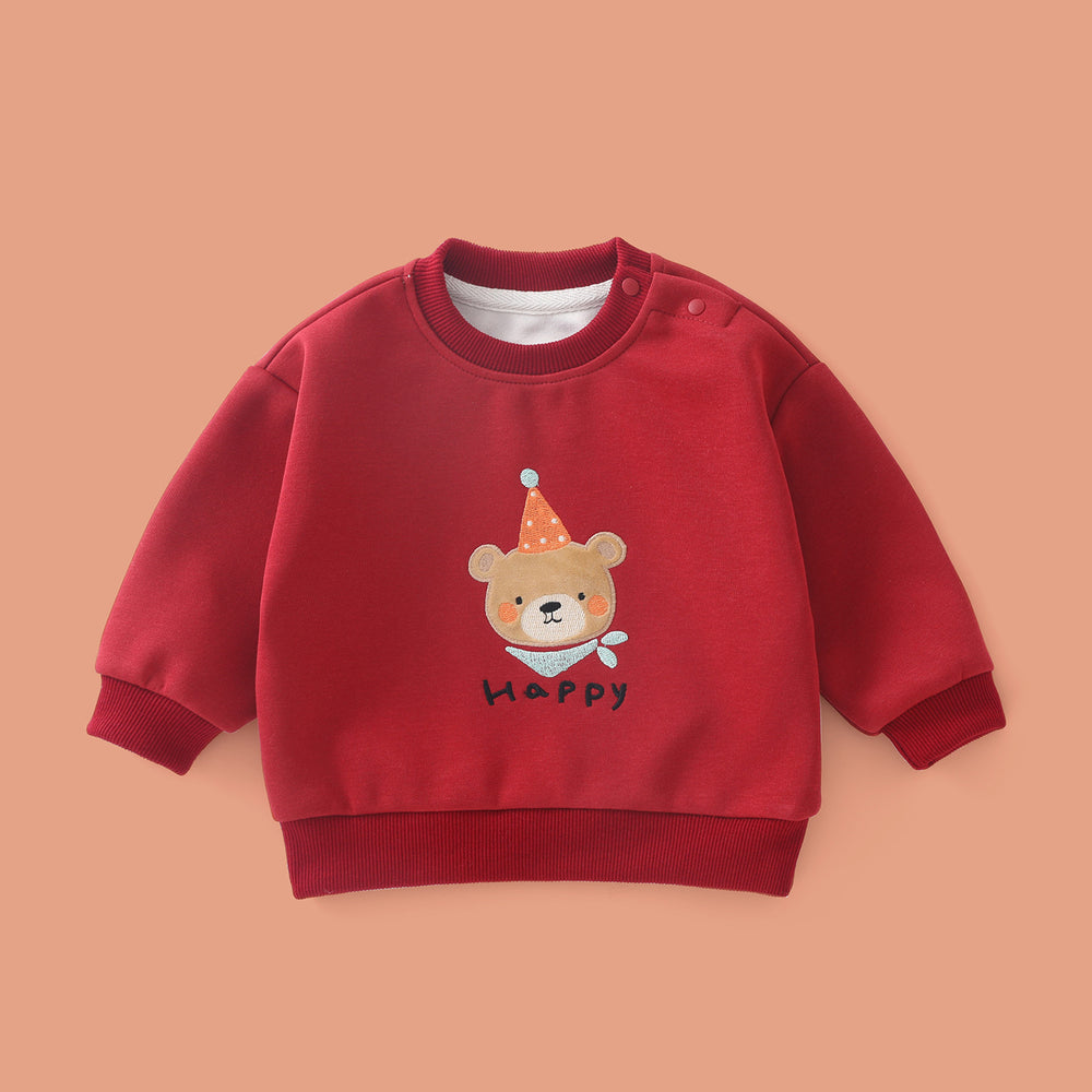 Baby sweatshirt boys and girls autumn clothes long sleeves children's spring autumkids round neck baby style tops bottom shirt