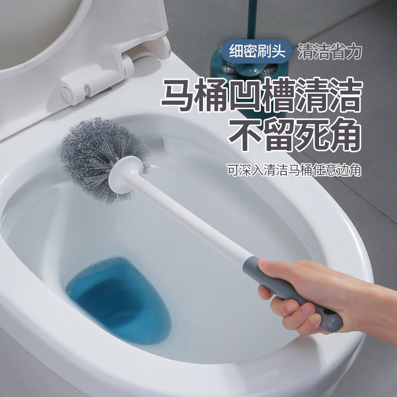 For home toilet brush no dead angle wall-mounted bathroom no punch toilet brush long handle wall-mounted cleaning brush suit