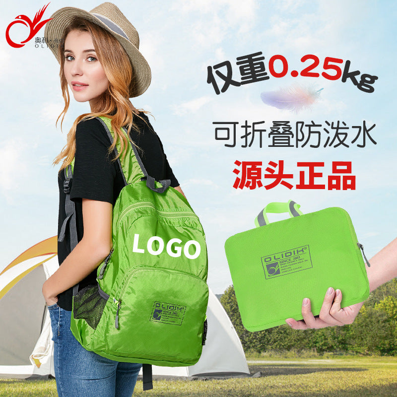 Outdoor Backpack Foldable Ultra Light Backpack Lightweight Large Capacity Lightweight Travel Leisure Hiking Hiking Bag Women