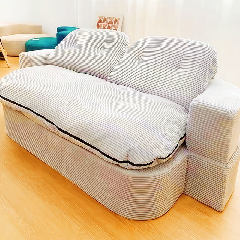 Vintage-inspired vacuum-sealed kangaroo sofa: creative, compact, and foldable for small living spaces - a lazy sofa bed for casual lounging