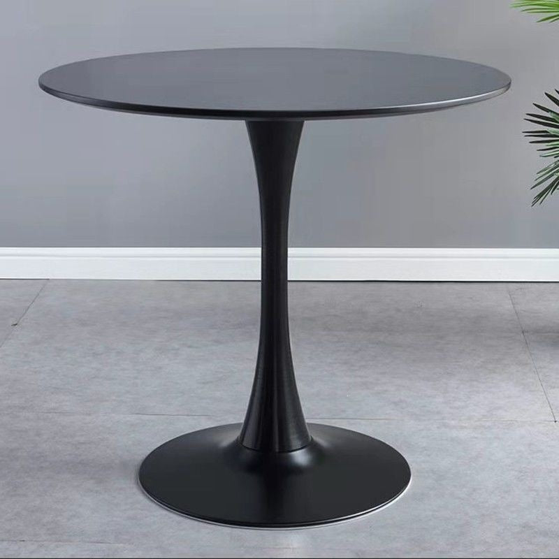 Dining table for home business reception european style simple balcony small table milk tea shop coffee shop ins home round table