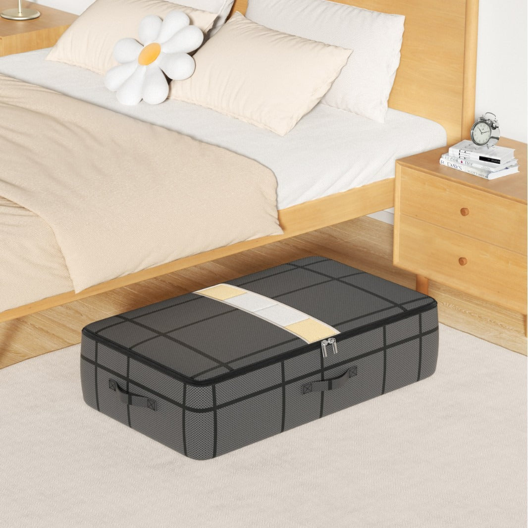 Cross-border large pane, under-bed storage bag, household flat storage, organizing box, and folding storage storage artifact under the bed