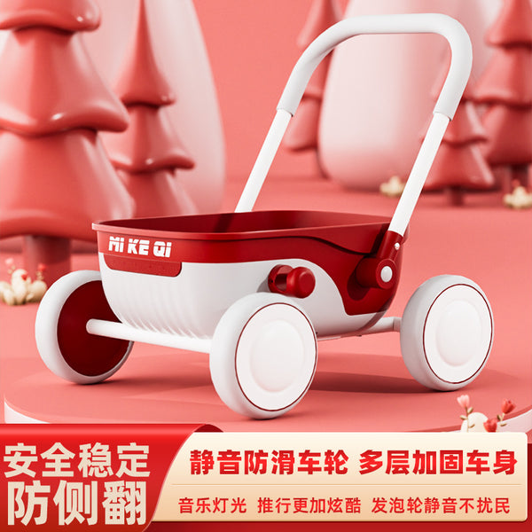Baby walker stroller multi-functional 1-2 year old baby one year old gift walker toy cart