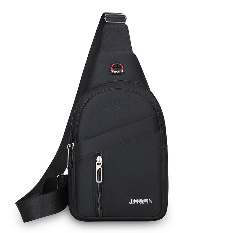 Cross-border fashion breast bag men's Oxford casual shoulder bag diagonal span new backpack trendy waist bag crossbody bag wholesale none