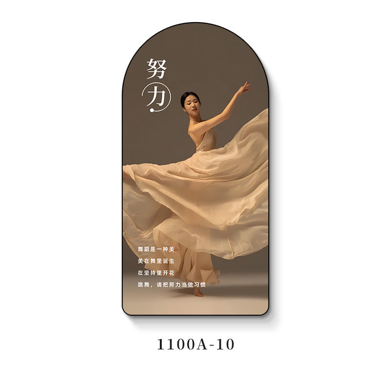 Ballet room wall decoration painting girl dance studio inspirational casual painting art training class institution wall painting