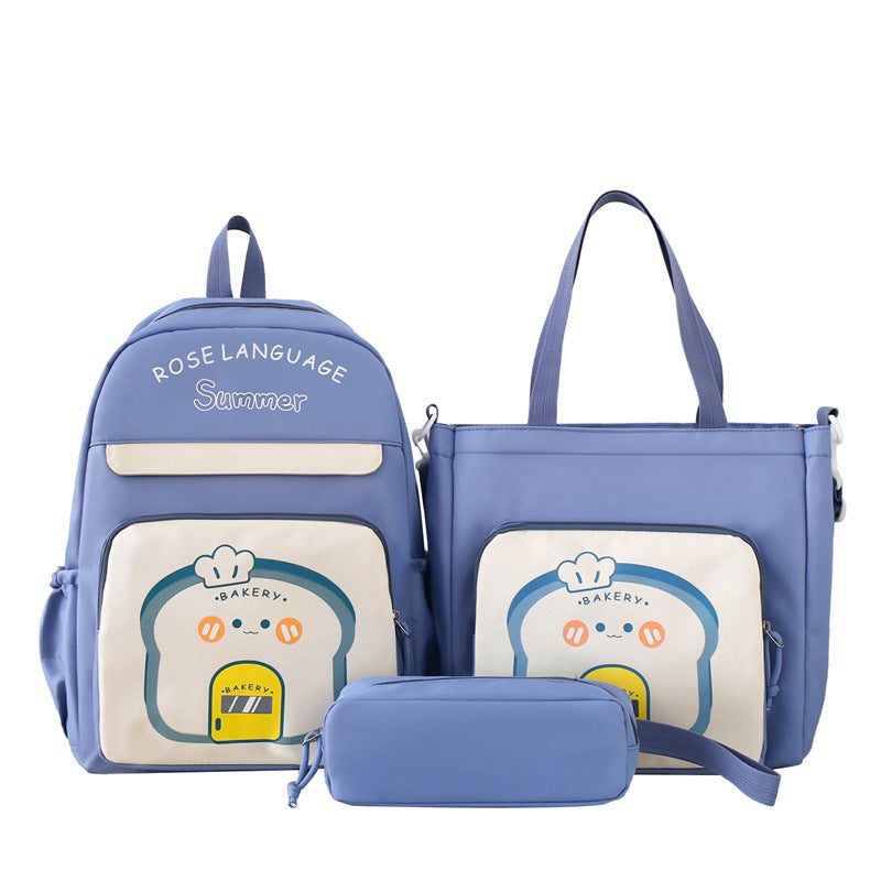 School bag male new primary school students tutoring bag large capacity primary and secondary school backpack cute cartoon children backpack
