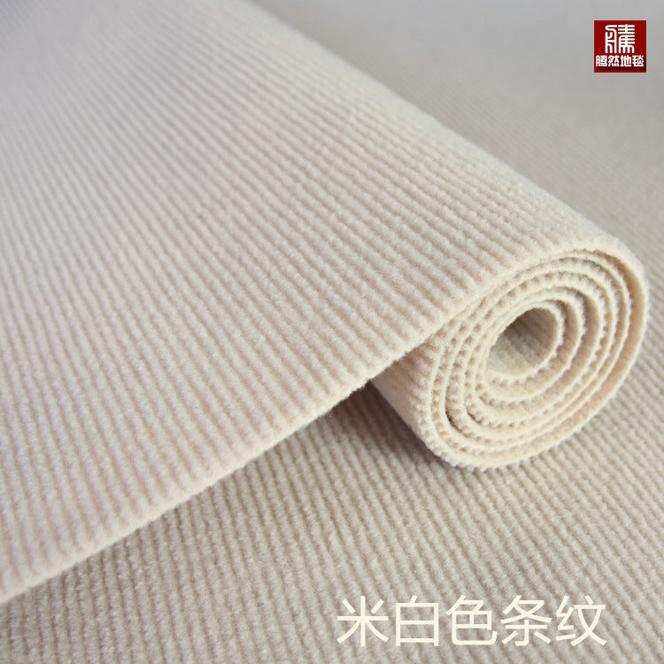 Home bedroom room full carpet commercial office live broadcast room bedside ins style photo carpet off-white full carpet
