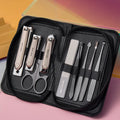 Jet black [cost-effective] zipper bag 9-piece set