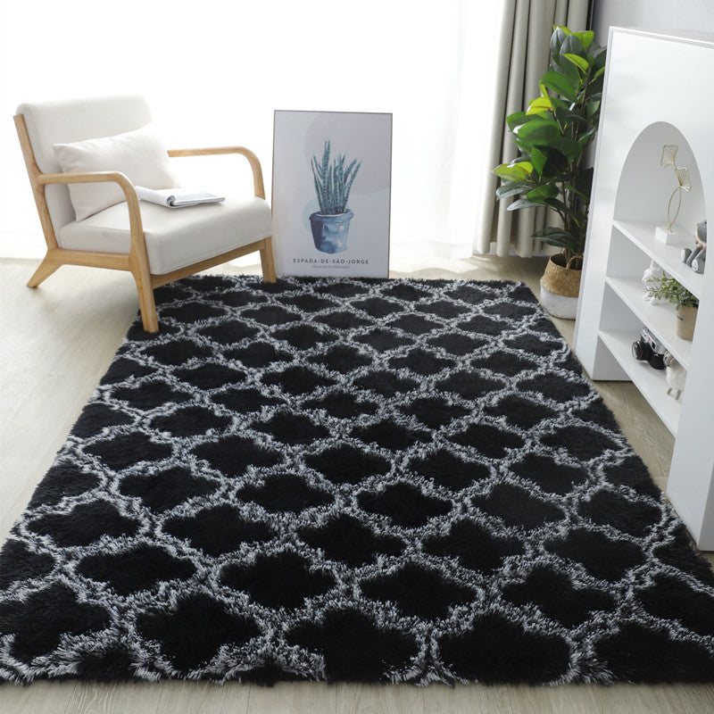 Factory direct: nordic-style tie-dye rug - perfect for living room coffee tables, bedroom floor mats, full-sized bedside blankets. dropshipping available
