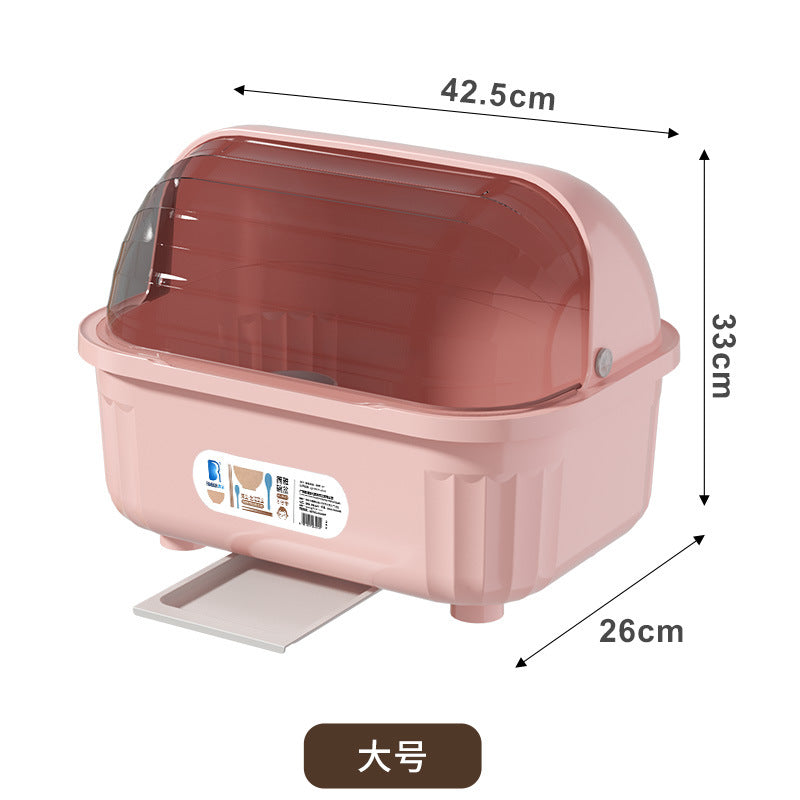 Put the dishes, tableware storage box, bowl box, tableware, kitchen drain rack, dish storage, cupboard rack, drain bowl rack.