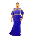 European and american export african women's clothing   plus size dresses halloween banquet party evening gowns