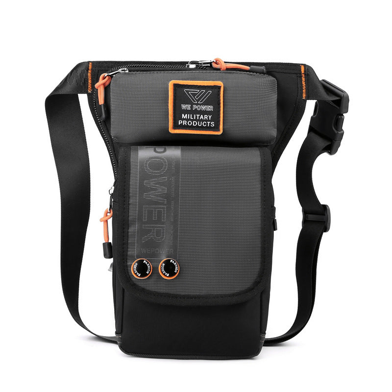 Cross-border new cycling leg bag outdoor sports close-fitting fanny pack casual men's breast bag large capacity shoulder messenger bag