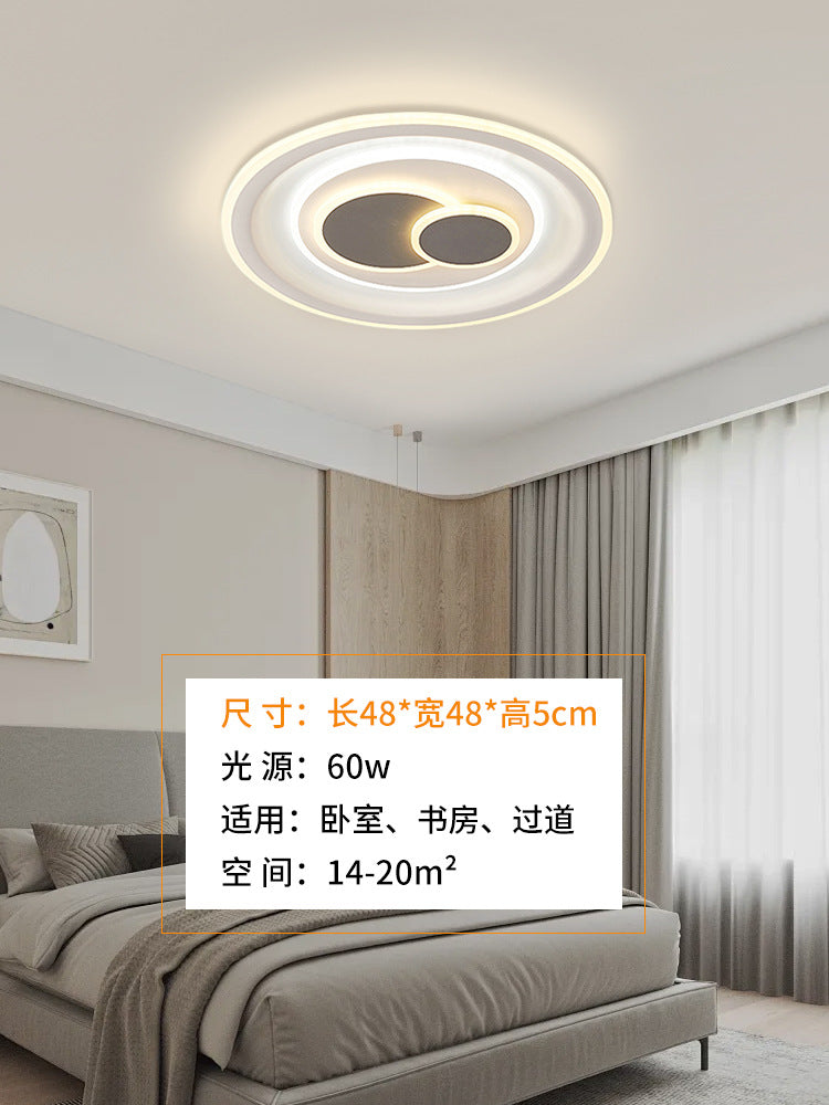 2025 new circle living room hall main light Zhongshan home improvement lighting led eye protection bedroom ceiling light bright