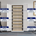Heavy-duty steel office file cabinet - steel document cabinet for financial records, accounting files, and storage - low profile storage unit
