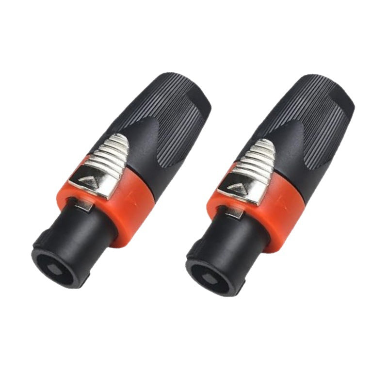 NL4FC audio speaker connector, four-core professional speaker plug, power amplifier, speaker cable, audio box cable, Kanon connector.