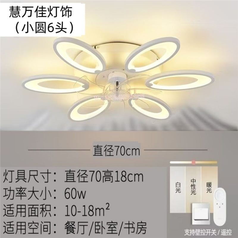 New arrival bedroom fan light casual modern living room ceiling fan light kids room ceiling light with fan light zhongshan lighting