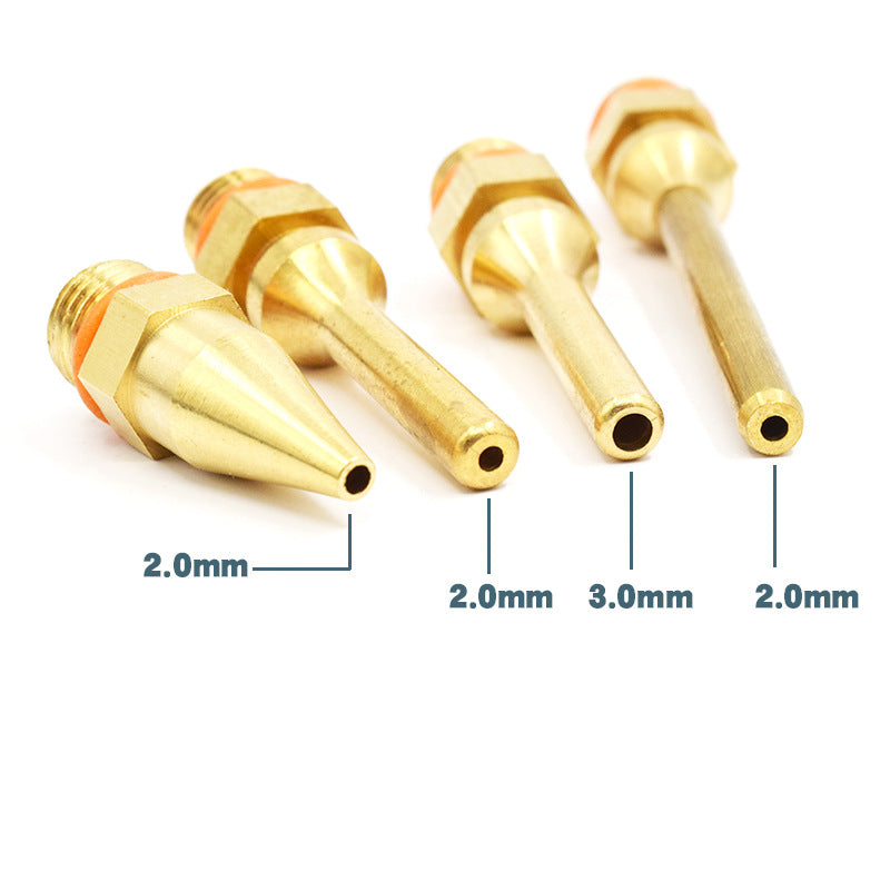 Glue gun copper nozzle, extended nozzle 50MM 70MM gun nozzle hot melt glue gun nozzle copper nozzle tapered nozzle extended nozzle