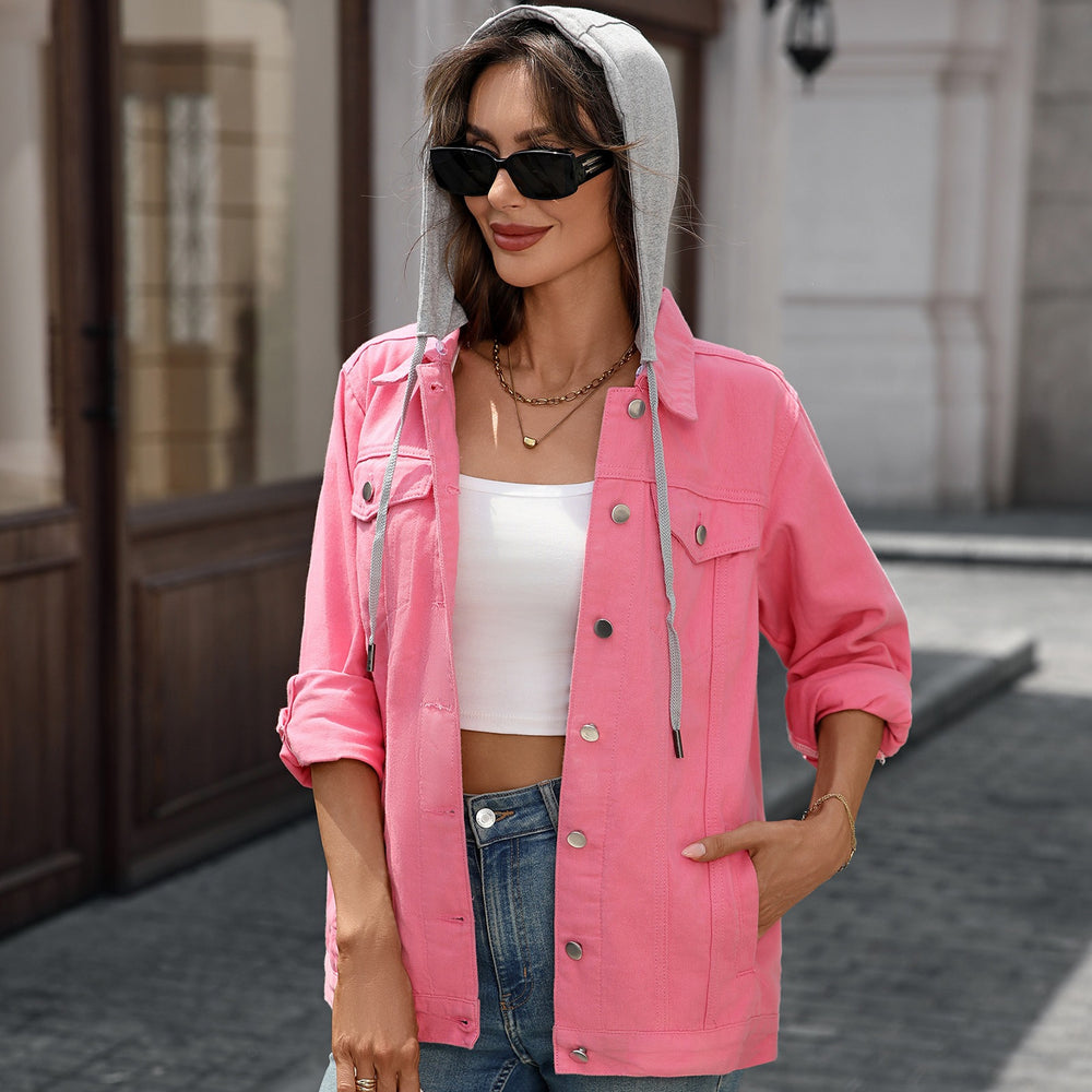 foreign trade fashion  new arrivaleasiest for match classic retro classic loose denim outweartops women