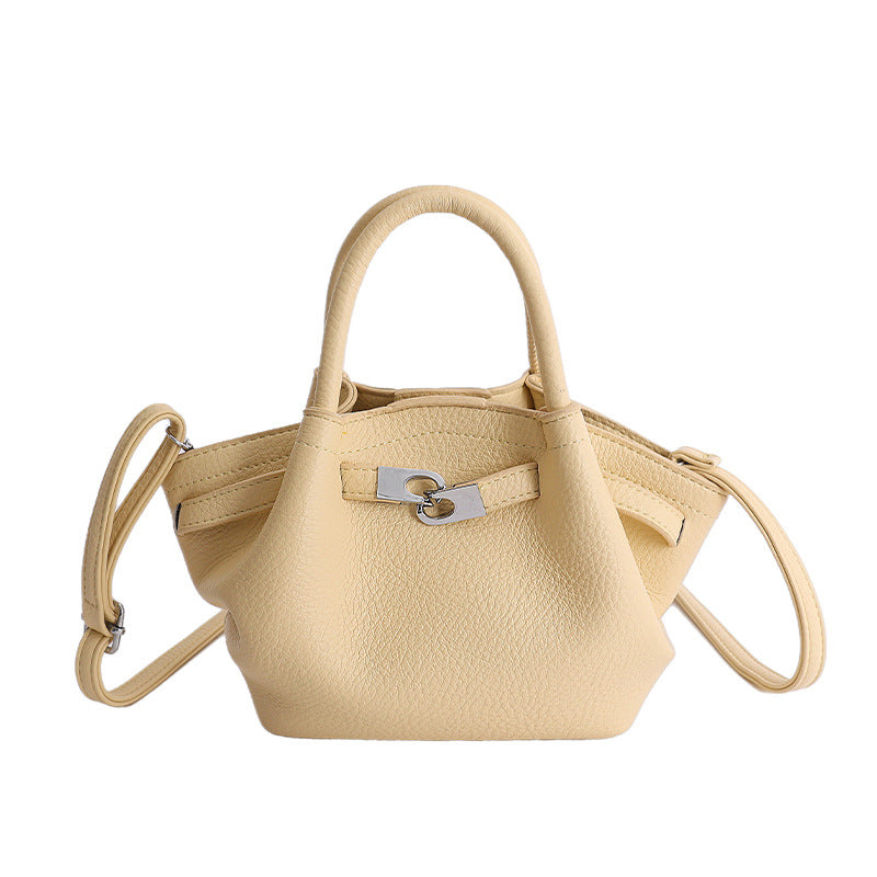 Accessible luxury normcore style niche women's bag 2026new arrivaleasiest for match high value bucket satchel bag large capacity crossbody bag
